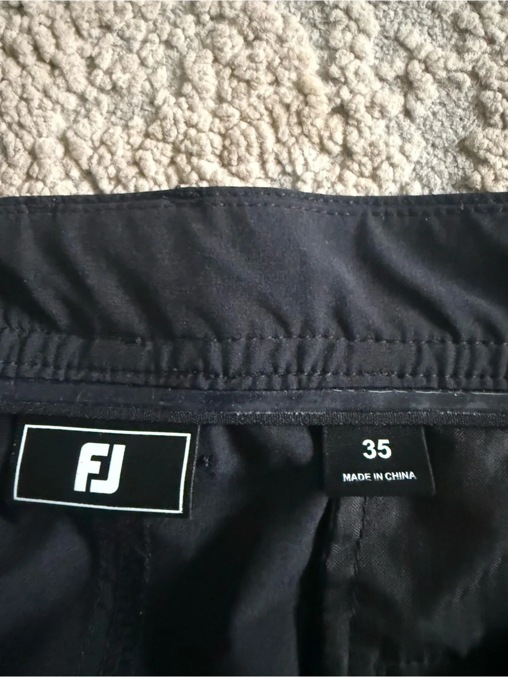 FJ Footjoy black shirts golf 35